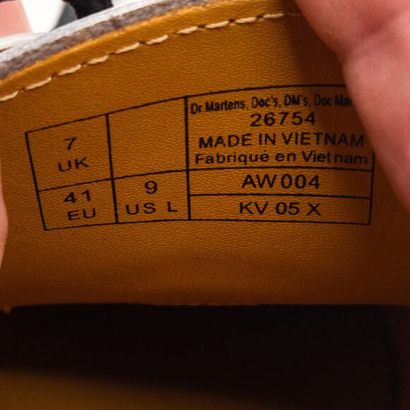 Dr. Martens White Glossy Oxford Shoes Size 9 Mod Punk Minimalist Streetstyle - Picture 5 of 7